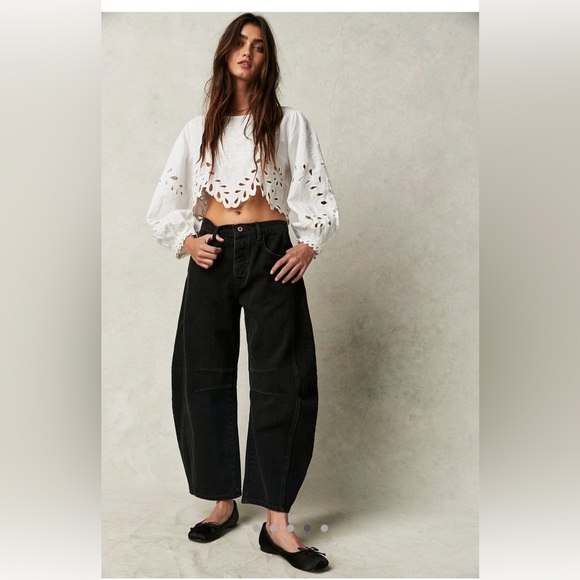 We The Free Good Luck Barrel Jeans Size 27 - Picture 1 of 7